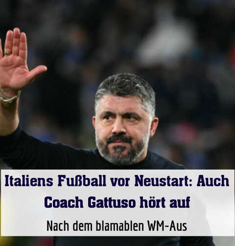 Gattuso verabschiedete sich als italienischer Teamchef