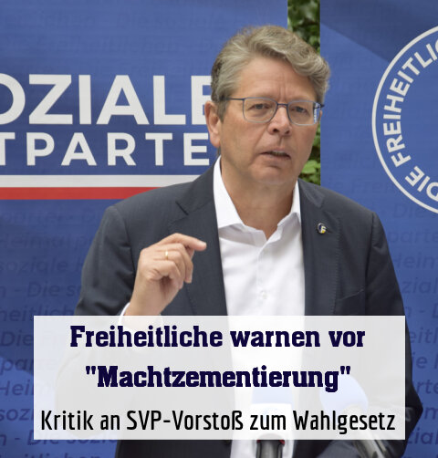 Kritik an SVP-Vorstoß zum Wahlgesetz