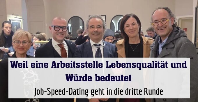 Job-Speed-Dating geht in die dritte Runde