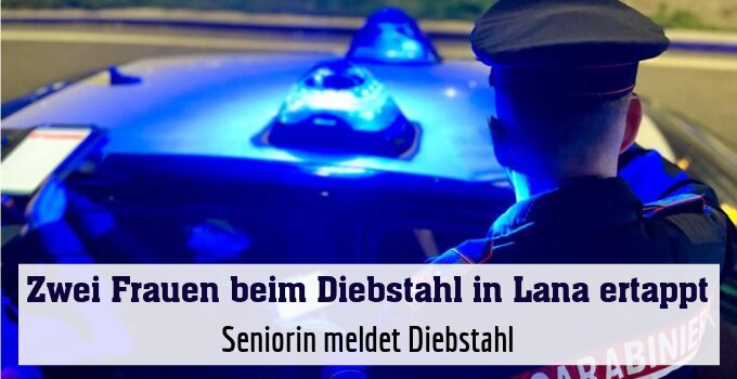 Seniorin meldet Diebstahl