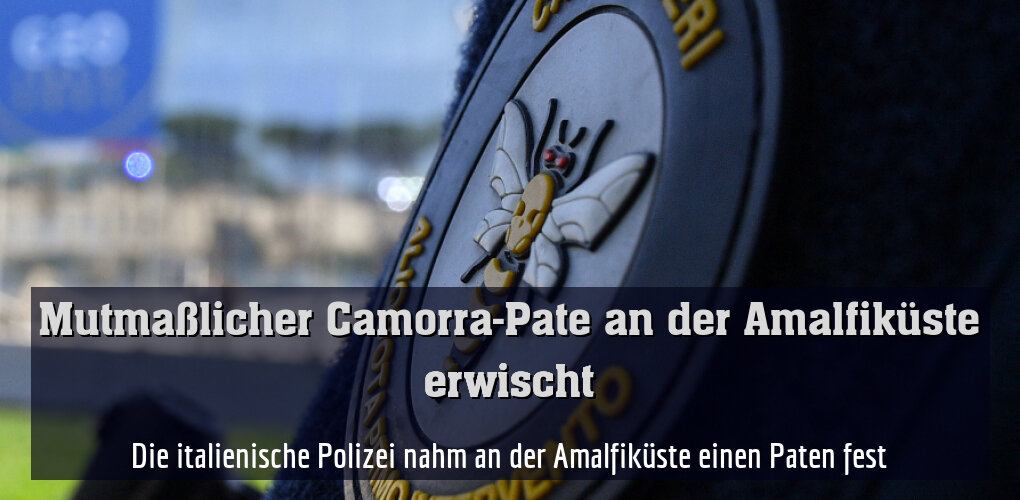 Die italienische Polizei nahm an der Amalfiküste einen Paten fest