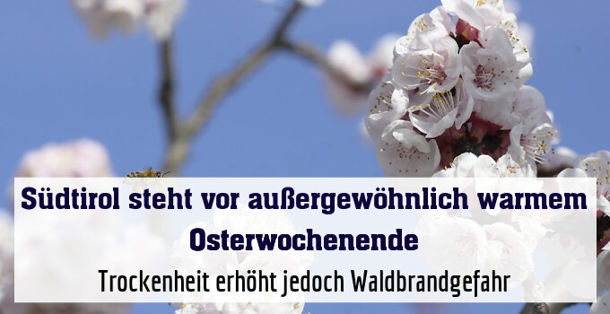 Trockenheit erhöht jedoch Waldbrandgefahr