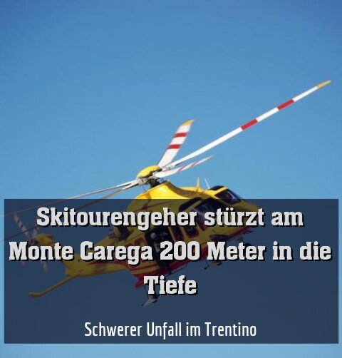 Schwerer Unfall im Trentino