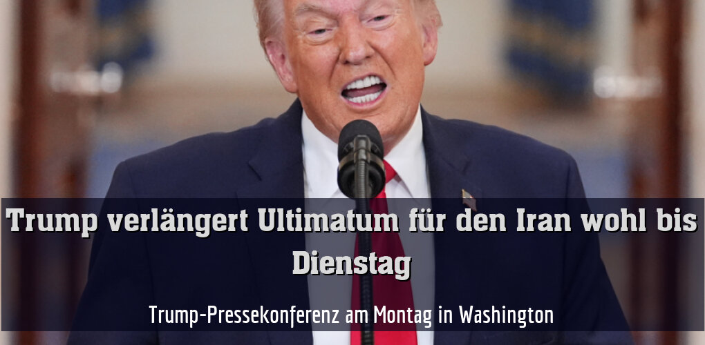 Trump-Pressekonferenz am Montag in Washington