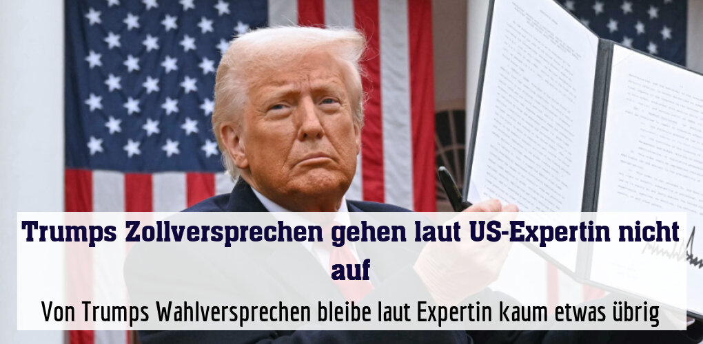 Von Trumps Wahlversprechen bleibe laut Expertin kaum etwas übrig