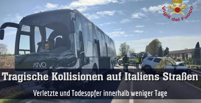 Verletzte und Todesopfer innerhalb weniger Tage