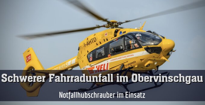 Notfallhubschrauber im Einsatz