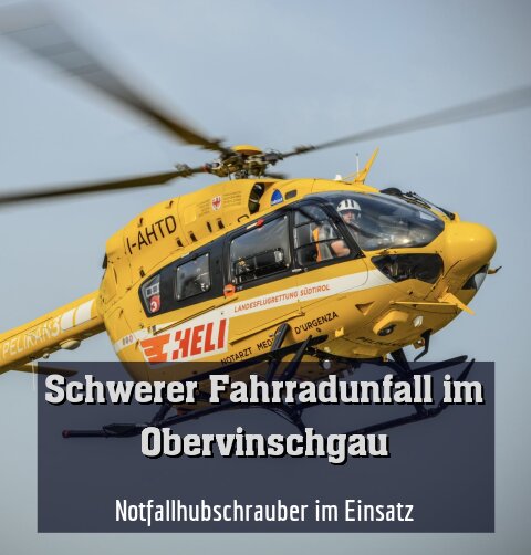 Notfallhubschrauber im Einsatz