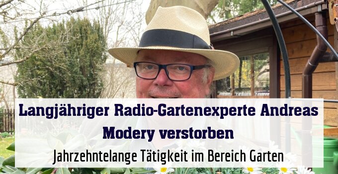 Jahrzehntelange Tätigkeit im Bereich Garten