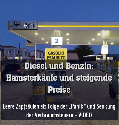 Leere Zapfsäulen als Folge der „Panik“ und Senkung der Verbrauchsteuern – VIDEO
