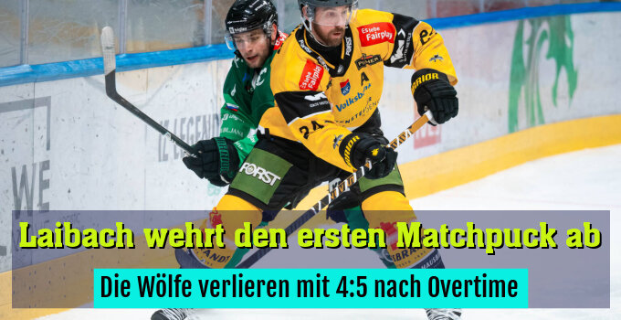 Die Wölfe verlieren mit 4:5 nach Overtime