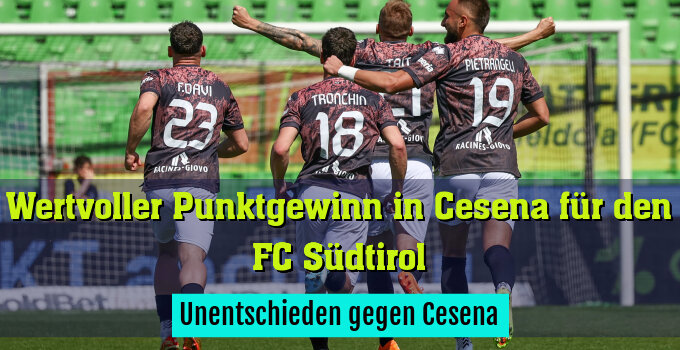 Unentschieden gegen Cesena