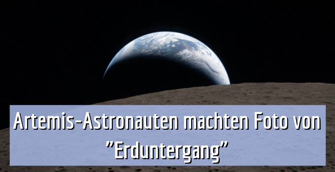 Aufnahme aus bisher noch nie gesehener Perspektive