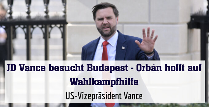 US-Vizepräsident Vance