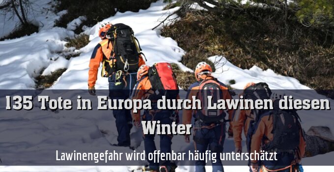 Lawinengefahr wird offenbar häufig unterschätzt