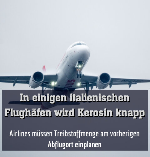 Airlines müssen Treibstoffmenge am vorherigen Abflugort einplanen