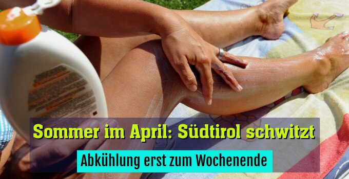 Abkühlung erst zum Wochenende