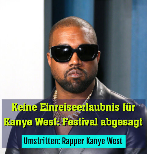 Umstritten: Rapper Kanye West