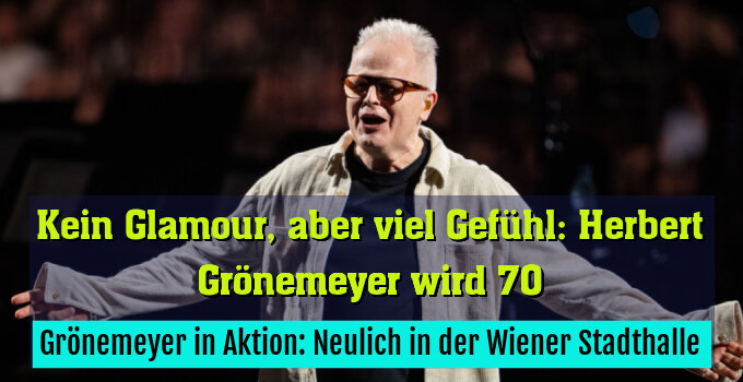 Grönemeyer in Aktion: Neulich in der Wiener Stadthalle