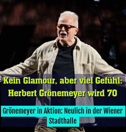Grönemeyer in Aktion: Neulich in der Wiener Stadthalle