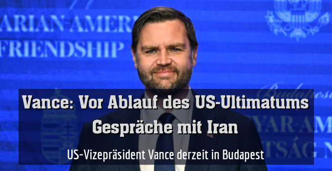 US-Vizepräsident Vance derzeit in Budapest