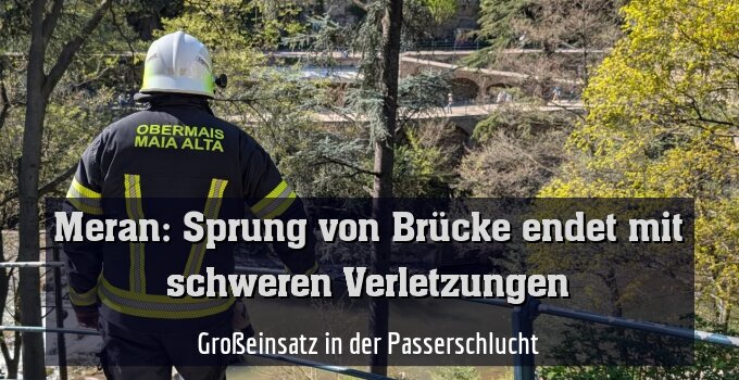 Großeinsatz in der Passerschlucht
