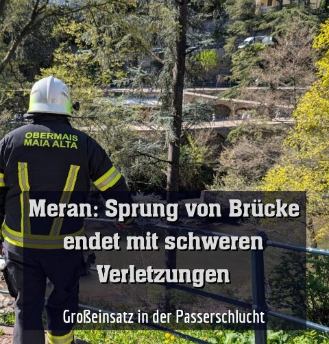 Großeinsatz in der Passerschlucht