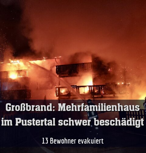 13 Bewohner evakuiert