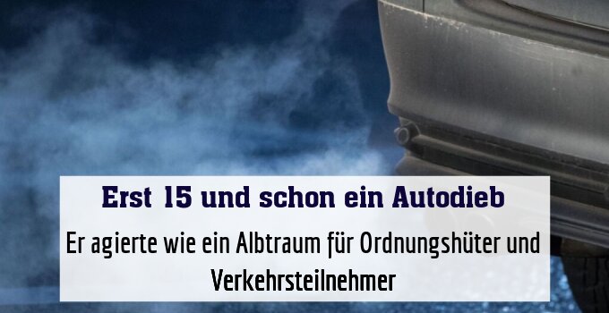 Er agierte wie ein Albtraum für Ordnungshüter und Verkehrsteilnehmer