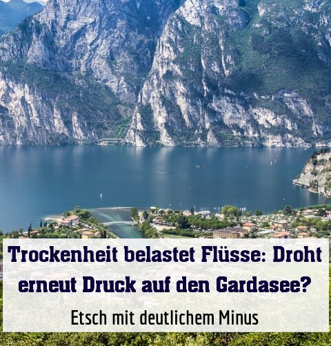 Etsch mit deutlichem Minus