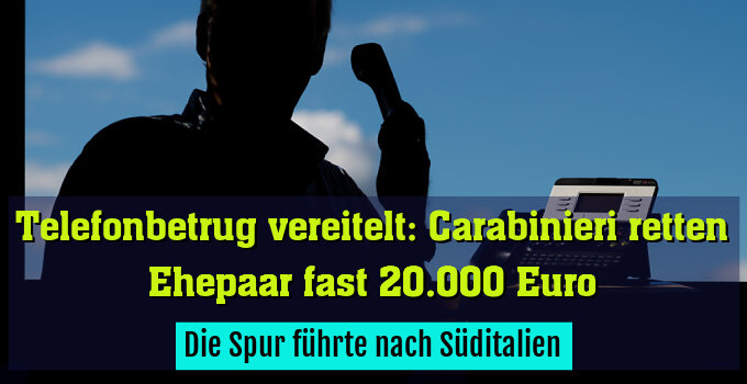 Die Spur führte nach Süditalien