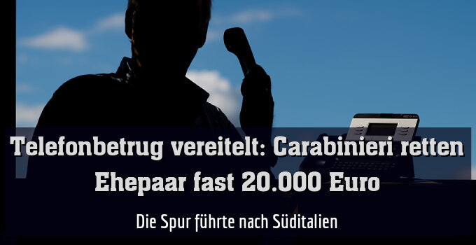 Die Spur führte nach Süditalien