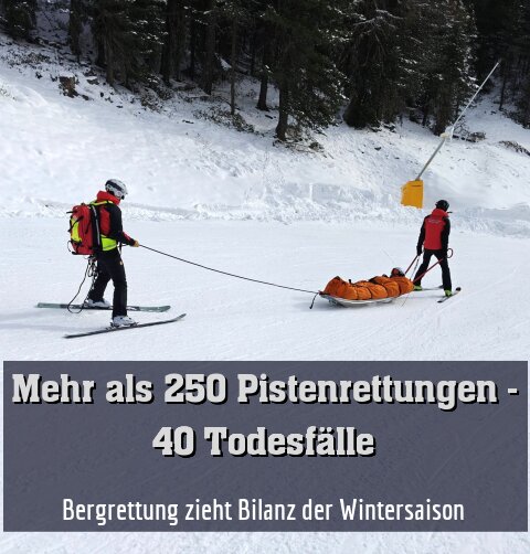 Bergrettung zieht Bilanz der Wintersaison