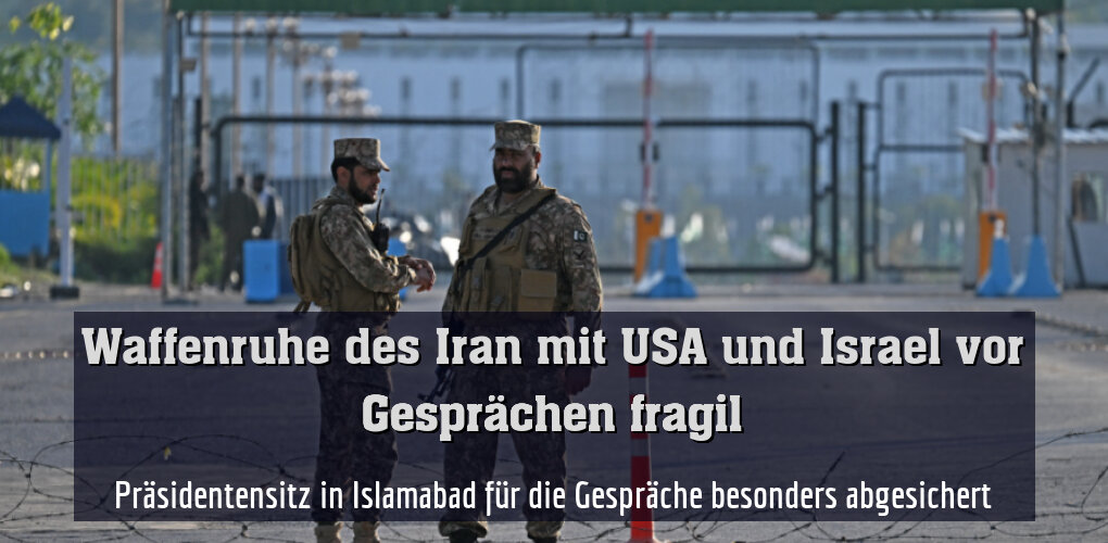 Präsidentensitz in Islamabad für die Gespräche besonders abgesichert