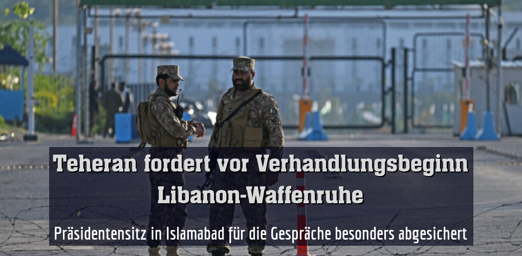Präsidentensitz in Islamabad für die Gespräche besonders abgesichert