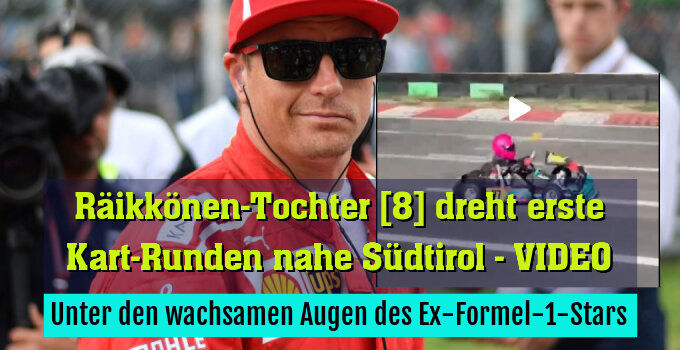 Unter den wachsamen Augen des Ex-Formel-1-Stars