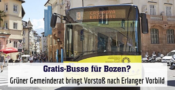 Grüner Gemeinderat bringt Vorstoß nach Erlanger Vorbild