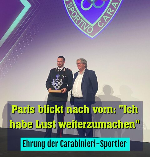 Ehrung der Carabinieri-Sportler