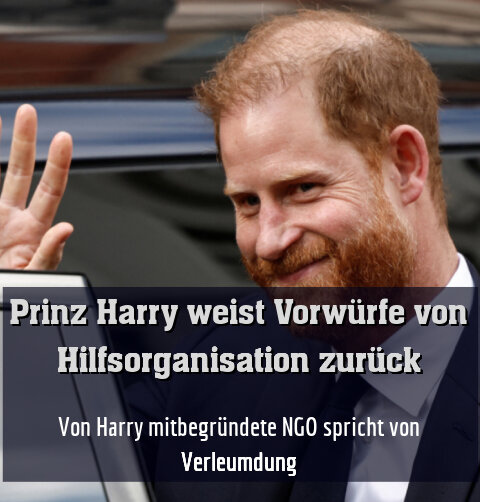 Von Harry mitbegründete NGO spricht von Verleumdung