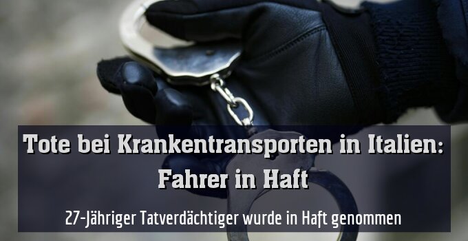 27-Jähriger Tatverdächtiger wurde in Haft genommen