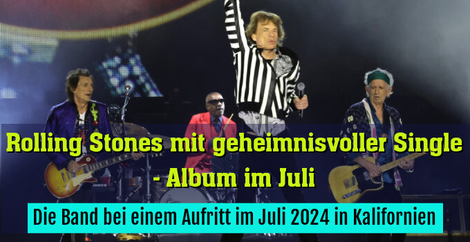 Die Band bei einem Aufritt im Juli 2024 in Kalifornien