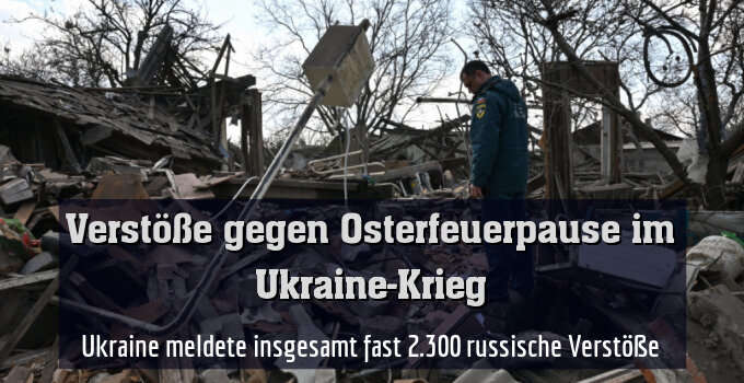 Brüchige Oster-Waffenpause