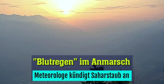 Meteorologe kündigt Saharstaub an