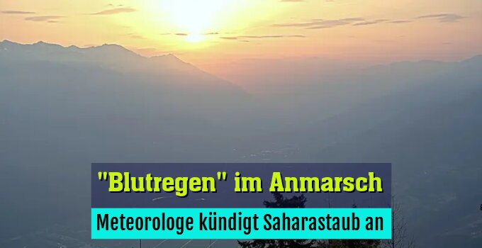 Meteorologe kündigt Saharastaub an