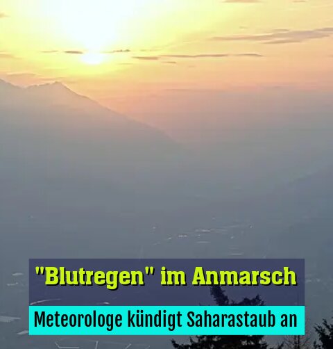 Meteorologe kündigt Saharastaub an