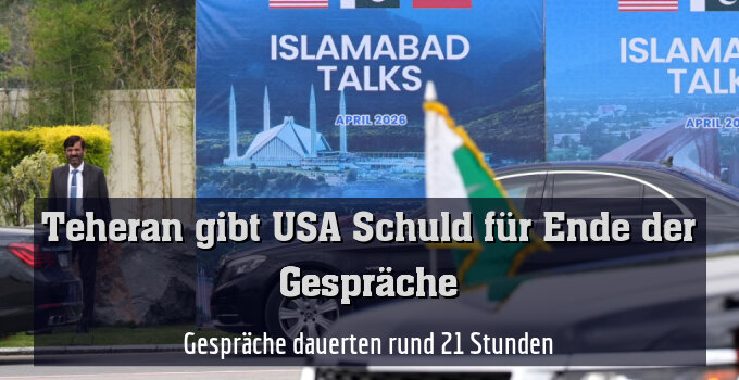 Gespräche dauerten rund 21 Stunden