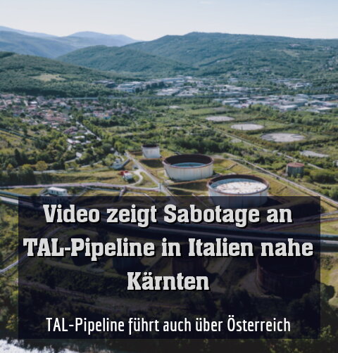 TAL-Tanklager an ihrem Seehafenterminal nahe Triest