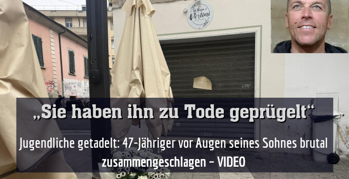 Jugendliche getadelt: 47-Jähriger vor Augen seines Sohnes brutal zusammengeschlagen – VIDEO