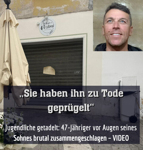 Jugendliche getadelt: 47-Jähriger vor Augen seines Sohnes brutal zusammengeschlagen – VIDEO