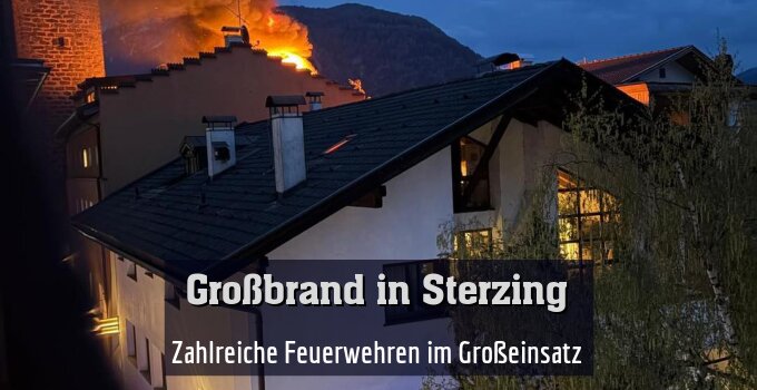 Zahlreiche Feuerwehren im Großeinsatz